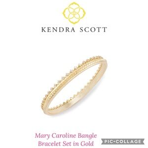 Kendra Scott Mary Caroline Bangle Bracelet in Gold